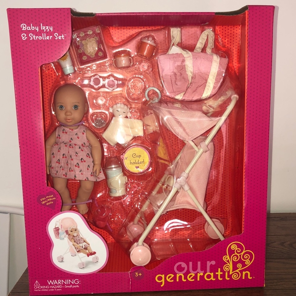 Our generation baby Izzy stroller set new